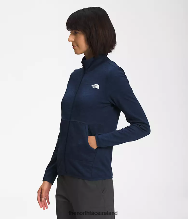 Clothing The North Face Women Canyonlands Full-Zip Summit Navy Dark Heather 4VP2RZ378