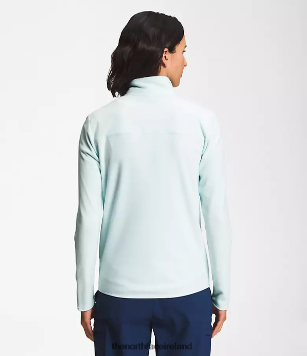 Clothing The North Face Women TKA Glacier Full-Zip Jacket Skylight Blue 4VP2RZ619