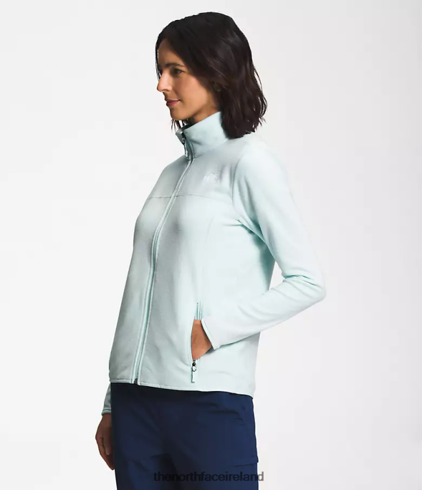 Clothing The North Face Women TKA Glacier Full-Zip Jacket Skylight Blue 4VP2RZ619