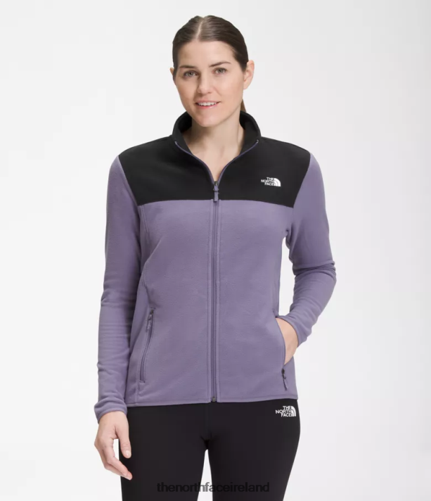 Clothing The North Face Women TKA Glacier Full-Zip Jacket TNF Black/Lunar Slate 4VP2RZ621