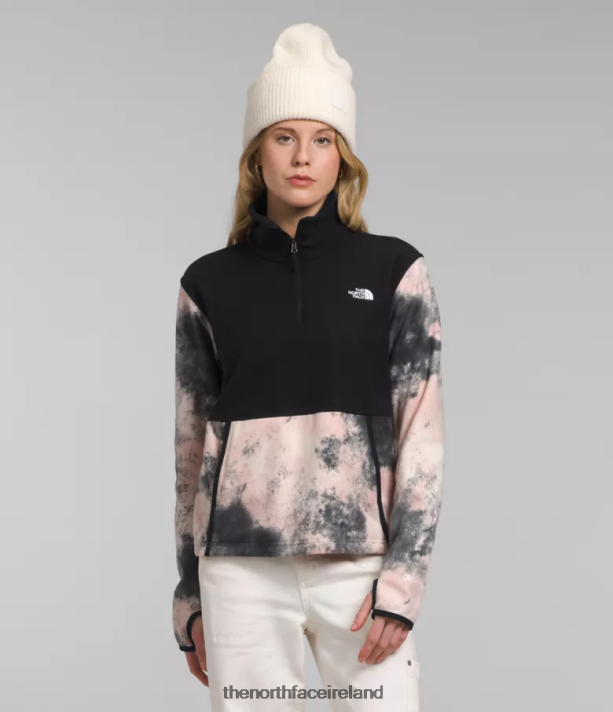 Clothing The North Face Women Alpine Polartec 100 -Zip Cowl Dark Sage 4VP2RZ157