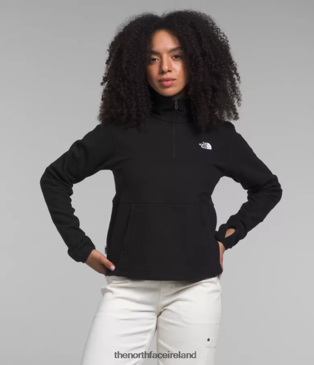 Clothing The North Face Women Alpine Polartec 100 -Zip Cowl TNF Black 4VP2RZ158