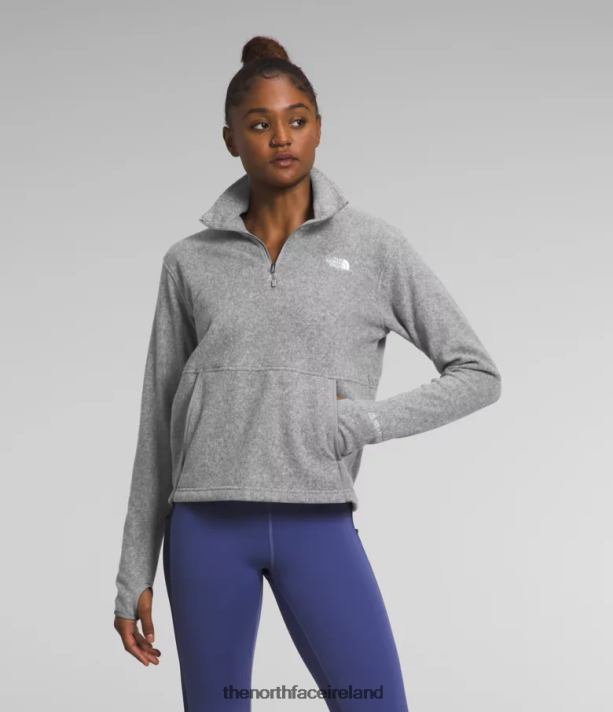 Clothing The North Face Women Alpine Polartec 100 -Zip Cowl TNF Medium Grey Heather 4VP2RZ160