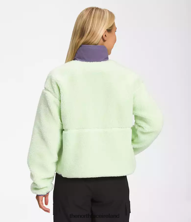Clothing The North Face Women Extreme Pile Pullover Lime Cream/Lunar Slate 4VP2RZ805