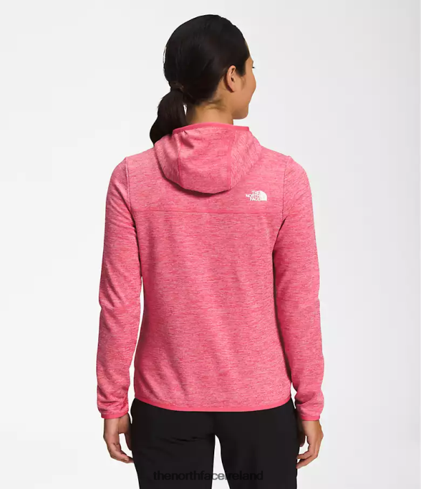 Clothing The North Face Women Canyonlands Hoodie Cosmo Pink White Heather 4VP2RZ746