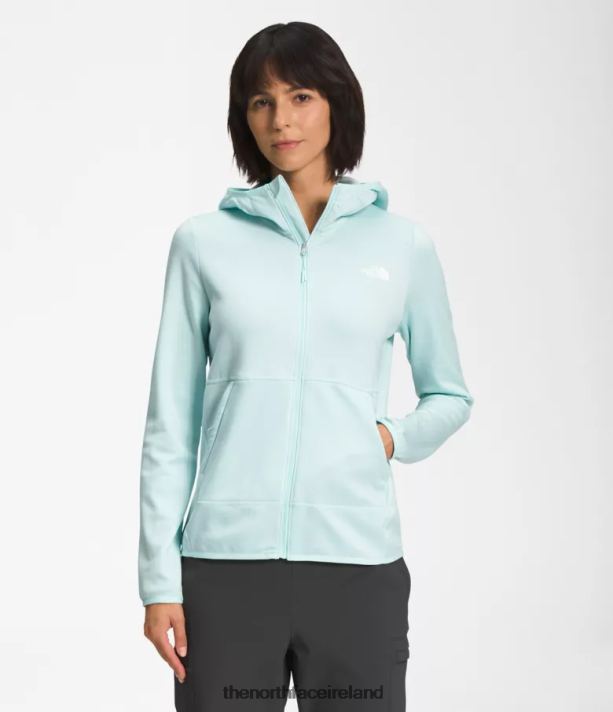 Clothing The North Face Women Canyonlands Hoodie Skylight Blue White Heather 4VP2RZ745