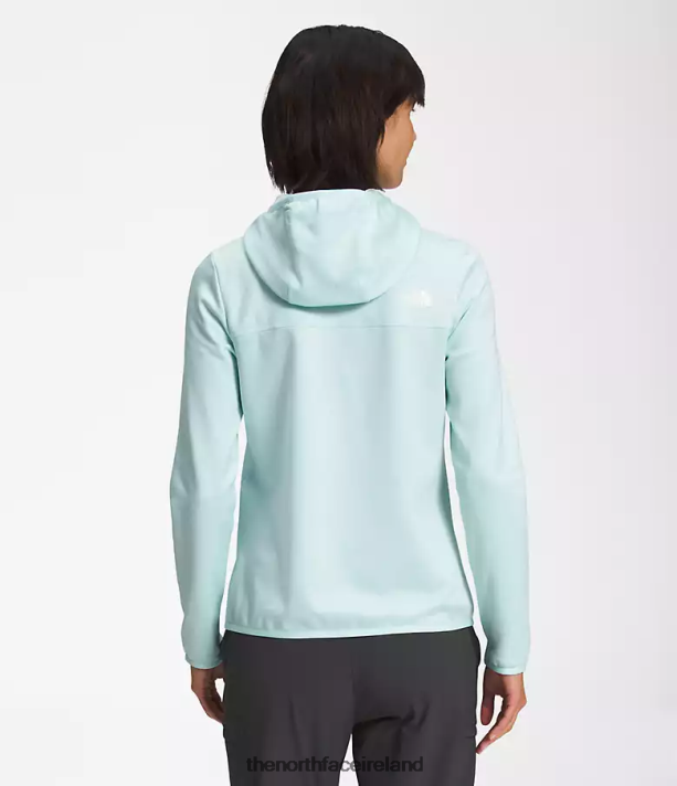 Clothing The North Face Women Canyonlands Hoodie Skylight Blue White Heather 4VP2RZ745