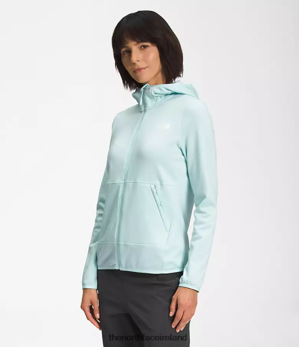 Clothing The North Face Women Canyonlands Hoodie Skylight Blue White Heather 4VP2RZ745