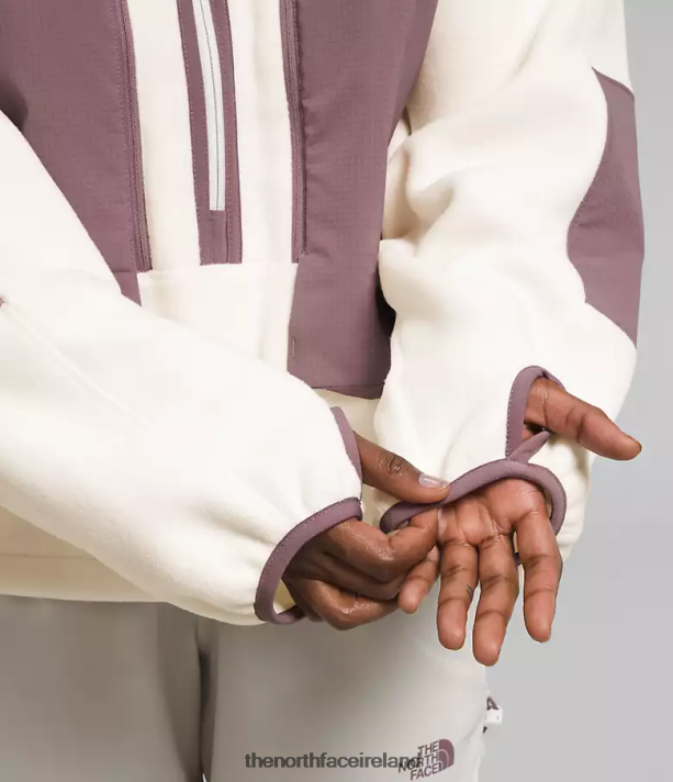 Clothing The North Face Women Trailwear Fantasy Ridge Flash -Zip Gardenia White/Fawn Grey 4VP2RZ54