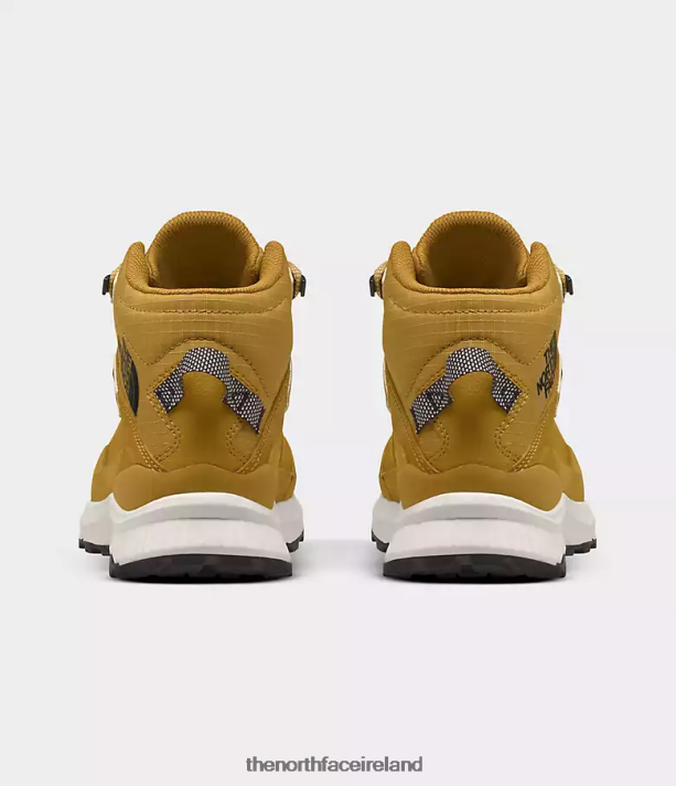 Footwear The North Face Women Cragstone Leather Mid Waterproof Boots Arrowwood Yellow/Gardenia White 4VP2RZ750