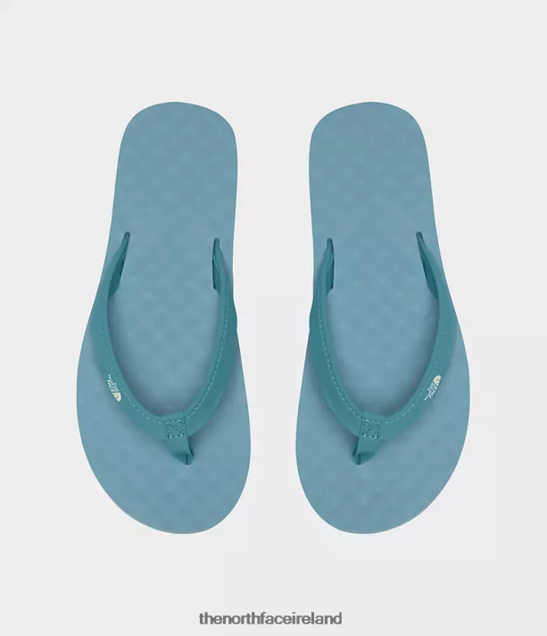 Footwear The North Face Women Base Camp Mini Slip-ons II Base Camp Reef Waters/Gardenia White 4VP2RZ63