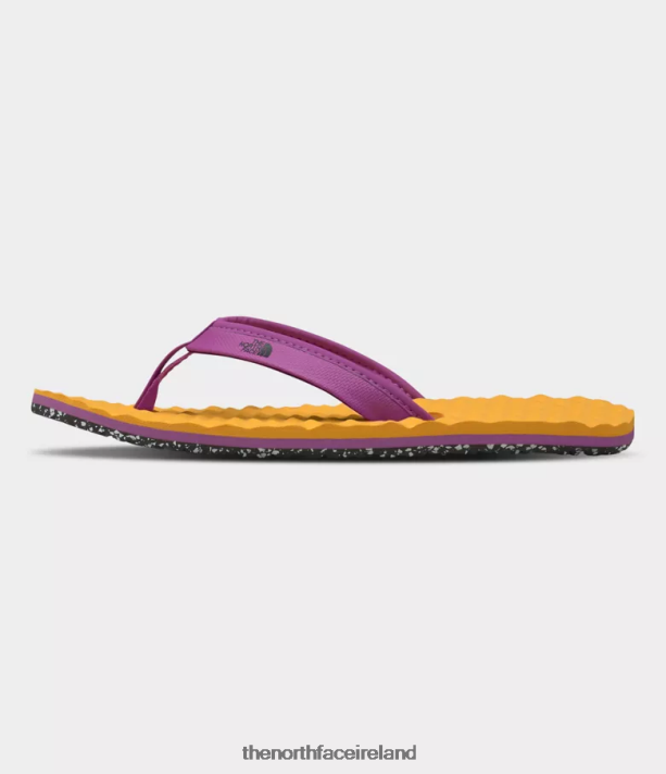 Footwear The North Face Women Base Camp Mini Slip-ons II Base Camp Summit Gold/Purple Cactus Flower 4VP2RZ64