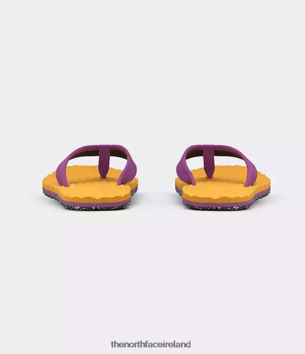 Footwear The North Face Women Base Camp Mini Slip-ons II Base Camp Summit Gold/Purple Cactus Flower 4VP2RZ64