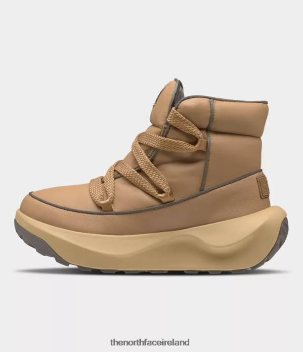 Footwear The North Face Women Halseigh ThermoBall Lace Waterproof Boots Almond Butter/Falcon Brown 4VP2RZ855