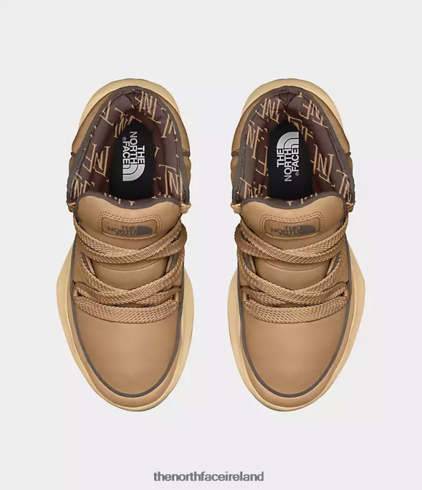 Footwear The North Face Women Halseigh ThermoBall Lace Waterproof Boots Almond Butter/Falcon Brown 4VP2RZ855