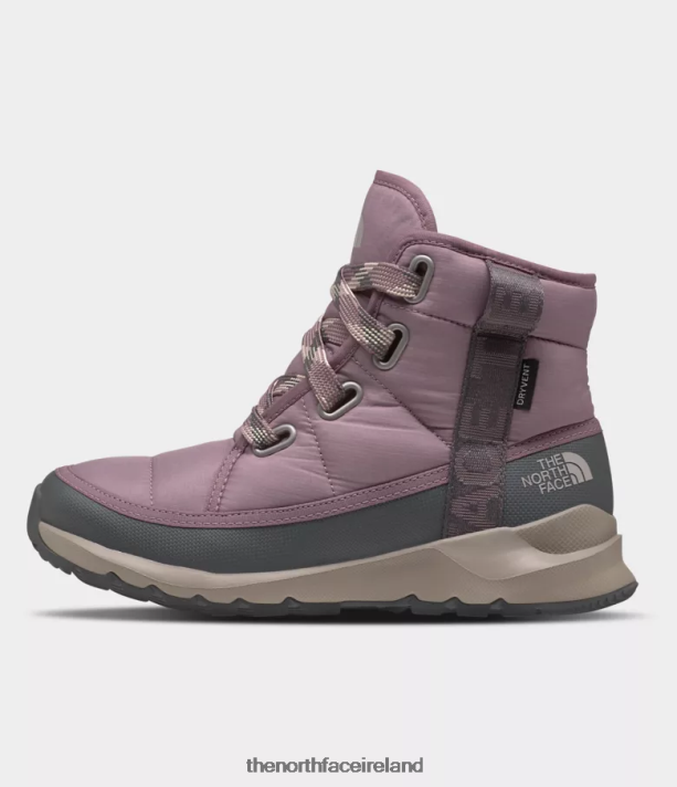 Footwear The North Face Women ThermoBall Lace Up Luxe Waterproof Boots Fawn Grey/Asphalt Grey 4VP2RZ813