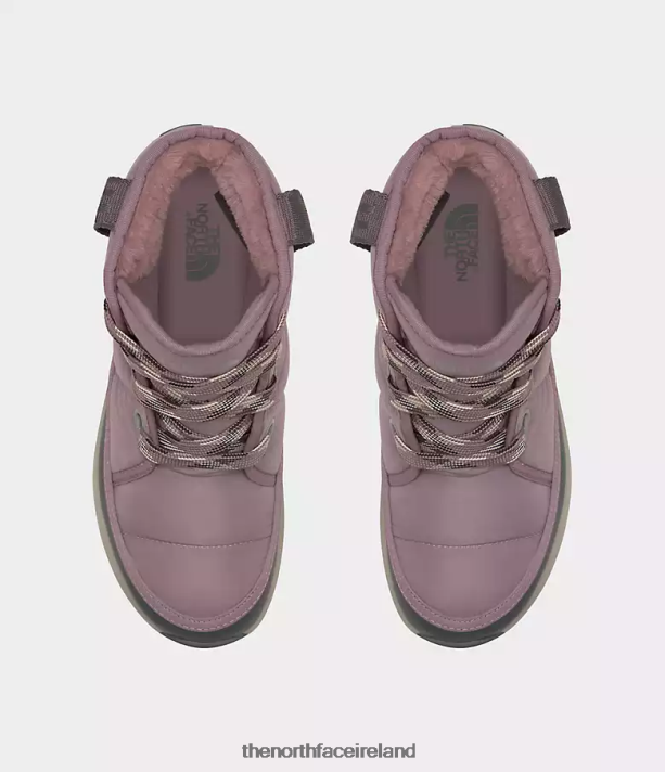 Footwear The North Face Women ThermoBall Lace Up Luxe Waterproof Boots Fawn Grey/Asphalt Grey 4VP2RZ813