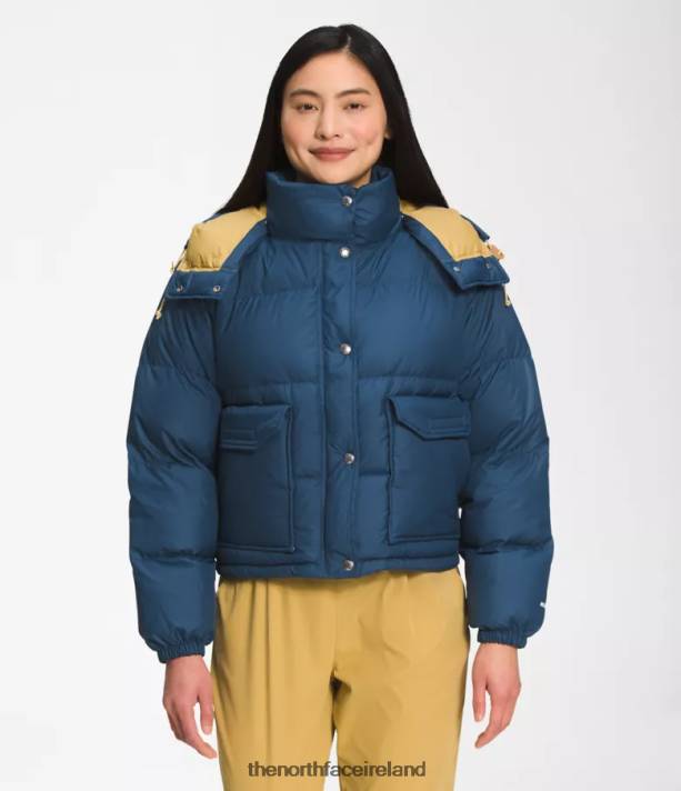 Clothing The North Face Women 71 Sierra Down Short Jacket Shady Blue 4VP2RZ237