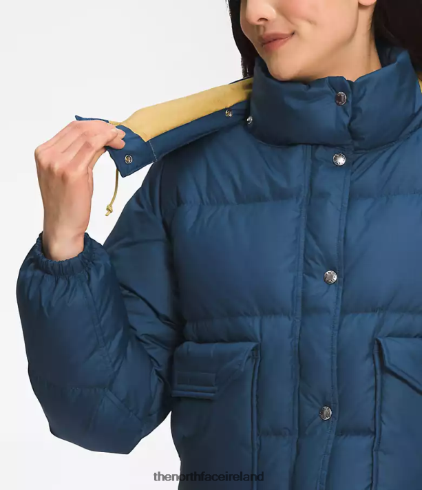 Clothing The North Face Women 71 Sierra Down Short Jacket Shady Blue 4VP2RZ237