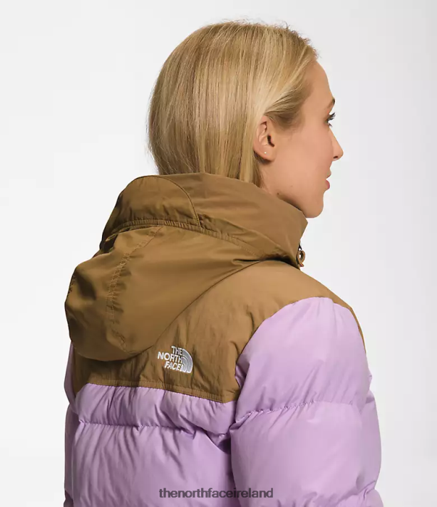 Clothing The North Face Women 92 Low-Fi Hi-Tek Nuptse Jacket Lupine/Utility Brown 4VP2RZ1015