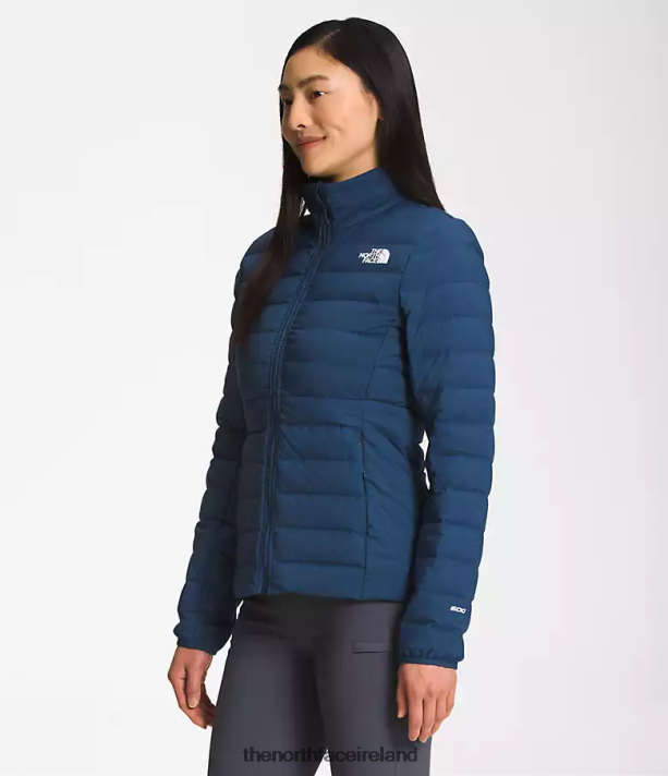 Clothing The North Face Women Belleview Stretch Down Jacket Shady Blue 4VP2RZ1084