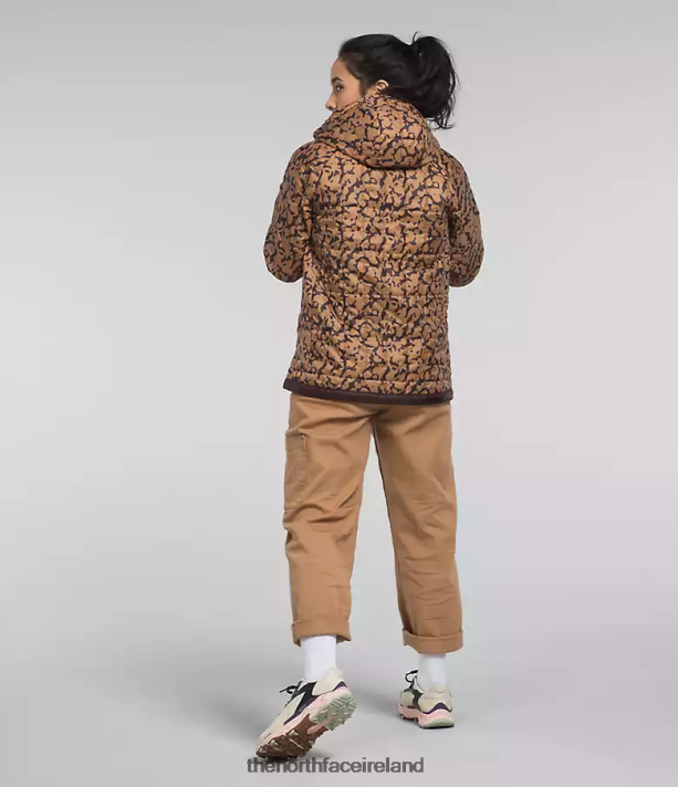 Clothing The North Face Women Circaloft -Zip Pullover Almond Butter Graphic Dye Print 4VP2RZ506