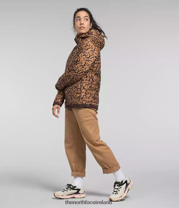 Clothing The North Face Women Circaloft -Zip Pullover Almond Butter Graphic Dye Print 4VP2RZ506