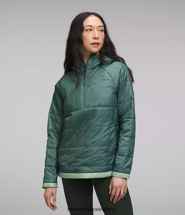 Clothing The North Face Women Circaloft -Zip Pullover Dark Sage/Misty Sage 4VP2RZ505