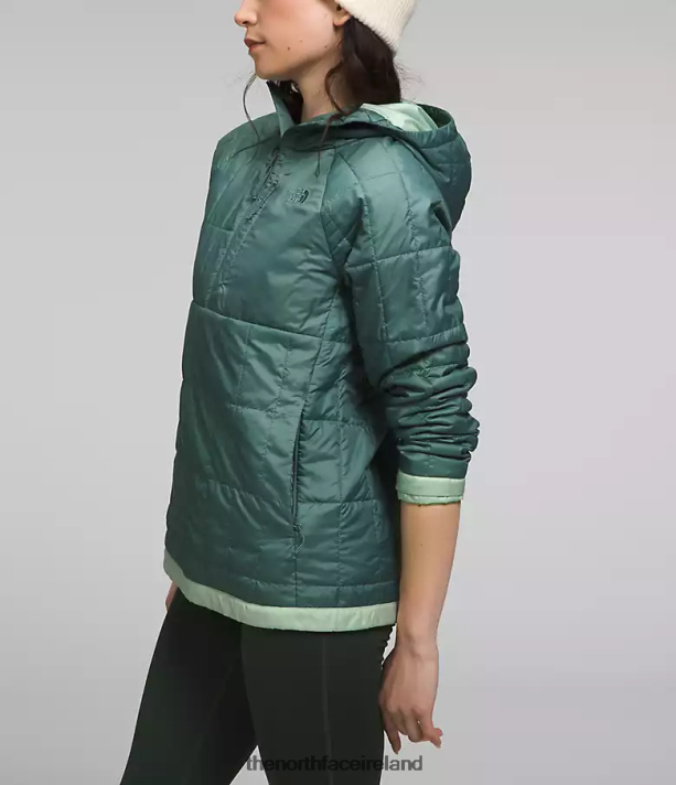 Clothing The North Face Women Circaloft -Zip Pullover Dark Sage/Misty Sage 4VP2RZ505