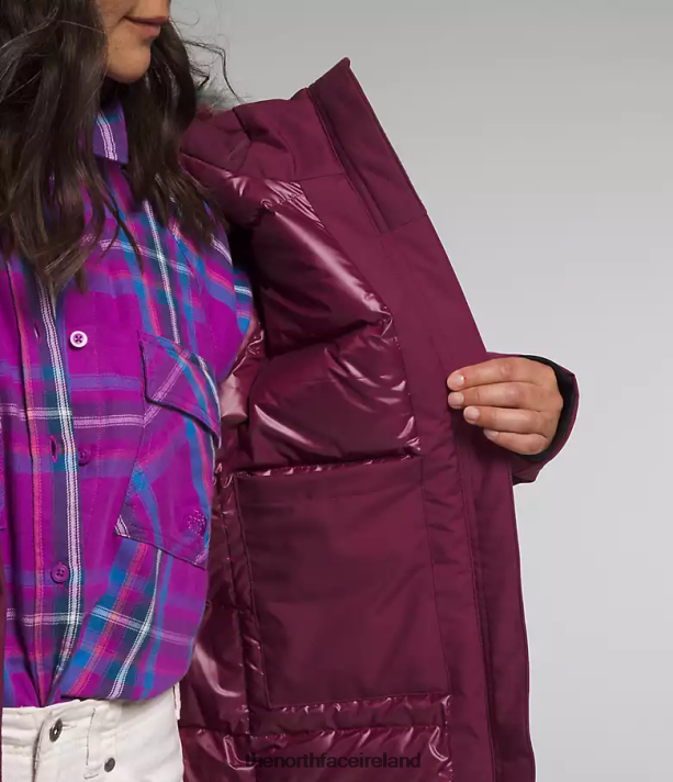 Clothing The North Face Women Arctic Parka Boysenberry 4VP2RZ509