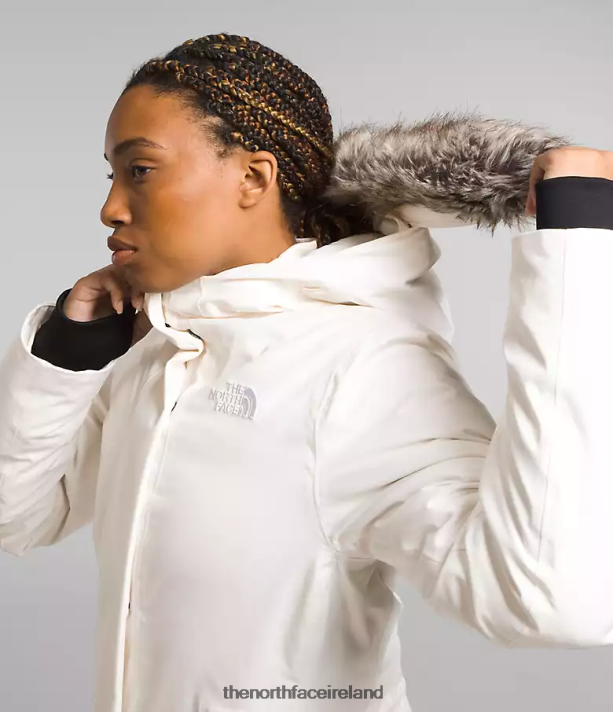 Clothing The North Face Women Arctic Parka Gardenia White 4VP2RZ507