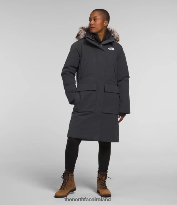 Clothing The North Face Women Arctic Parka Premium Asphalt Grey 4VP2RZ1314