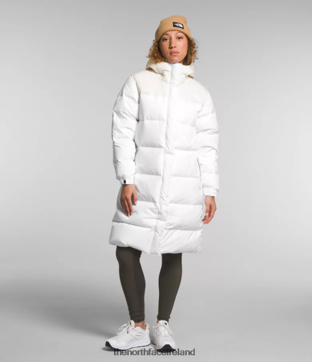 Clothing The North Face Women Nuptse Parka TNF White/Gardenia White 4VP2RZ563
