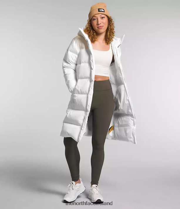 Clothing The North Face Women Nuptse Parka TNF White/Gardenia White 4VP2RZ563