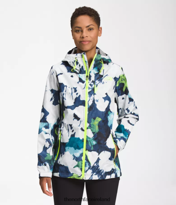 Clothing The North Face Women Alta Vista Jacket Smmt Navy Abstract Floral Print 4VP2RZ328