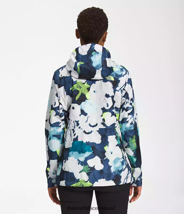 Clothing The North Face Women Alta Vista Jacket Smmt Navy Abstract Floral Print 4VP2RZ328