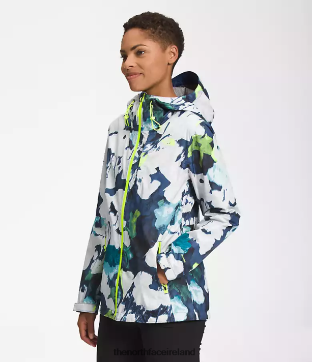 Clothing The North Face Women Alta Vista Jacket Smmt Navy Abstract Floral Print 4VP2RZ328