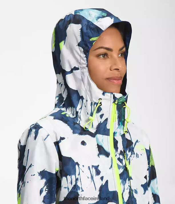 Clothing The North Face Women Alta Vista Jacket Smmt Navy Abstract Floral Print 4VP2RZ328
