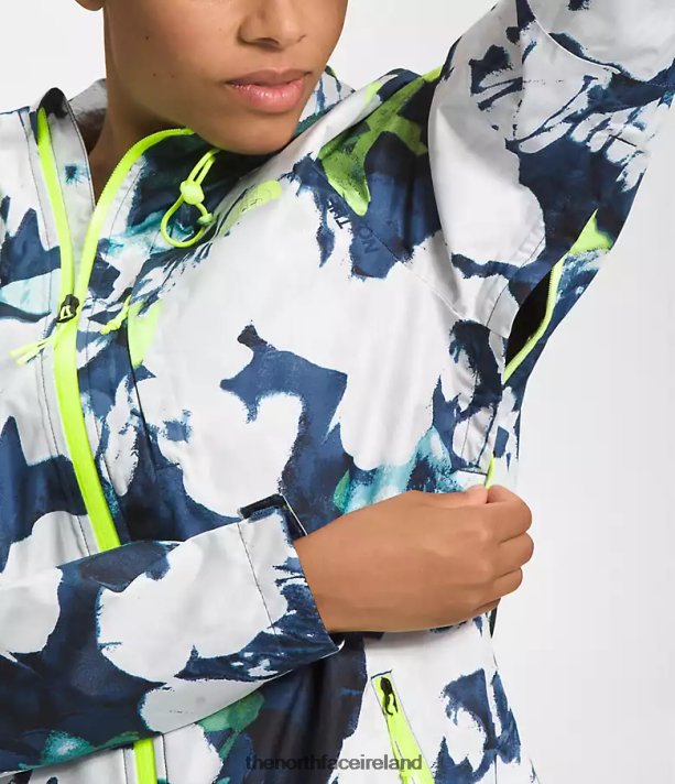 Clothing The North Face Women Alta Vista Jacket Smmt Navy Abstract Floral Print 4VP2RZ328