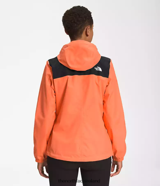 Clothing The North Face Women Antora Jacket TNF Black/Dusty Coral Orange 4VP2RZ1281