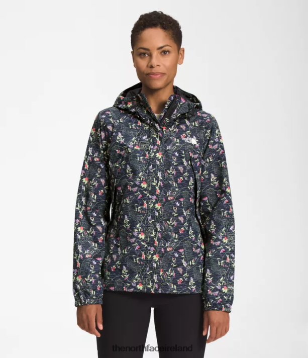 Clothing The North Face Women Antora Jacket TNF Black Iwd Print 4VP2RZ1279