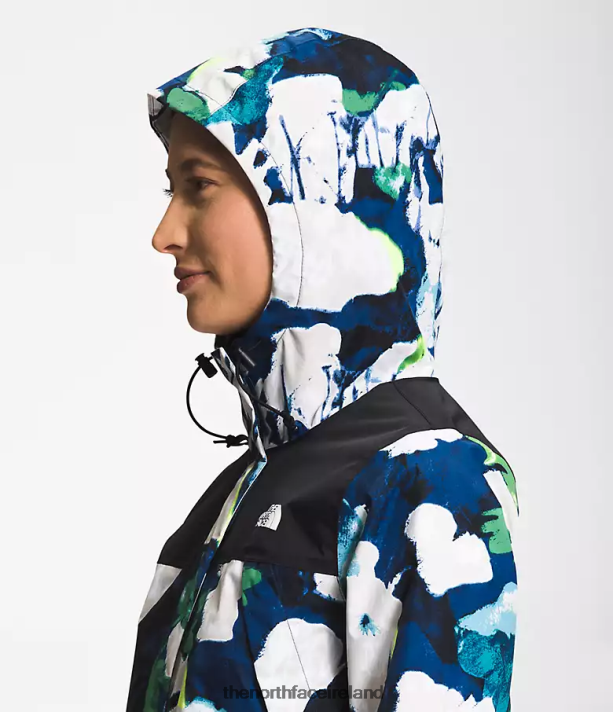Clothing The North Face Women Antora Jacket TNF Black/Summt Navy Absract Floral Print 4VP2RZ1278