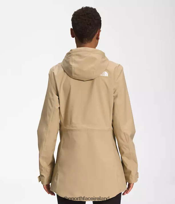 Clothing The North Face Women City Breeze Rain Jacket Khaki Stone 4VP2RZ1228