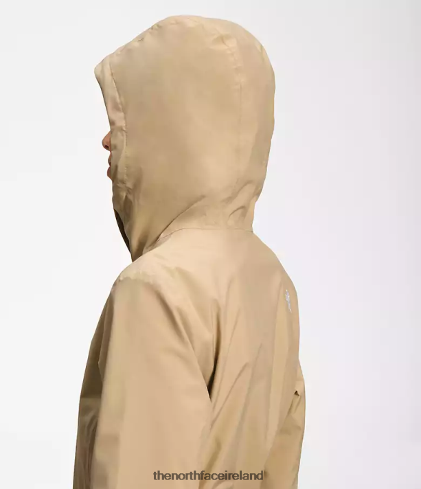 Clothing The North Face Women City Breeze Rain Jacket Khaki Stone 4VP2RZ1228