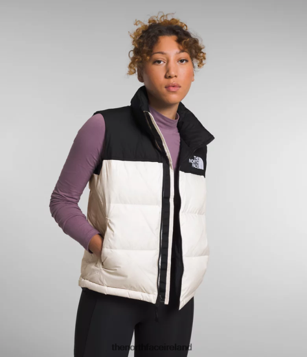 Clothing The North Face Women 1996 Retro Nuptse Vest Gardenia White/TNF Black 4VP2RZ431