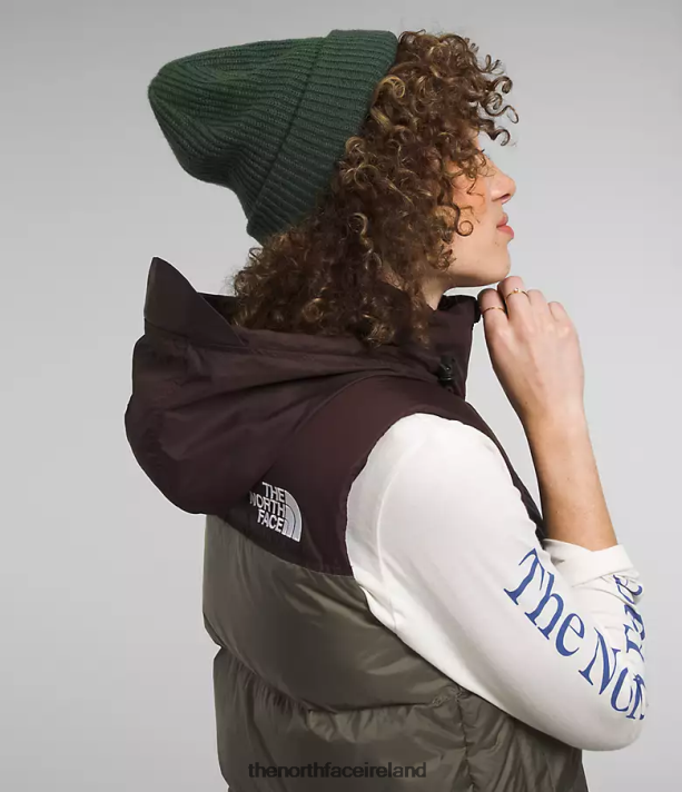 Clothing The North Face Women 1996 Retro Nuptse Vest New Taupe Green/Coal Brown 4VP2RZ432
