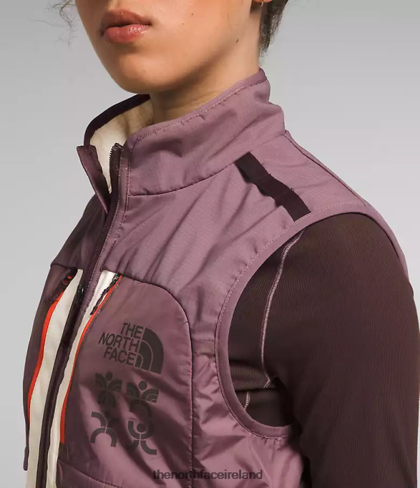 Clothing The North Face Women Trailwear Winter Warm Flash Vest Gardenia White/Fawn Grey 4VP2RZ1141