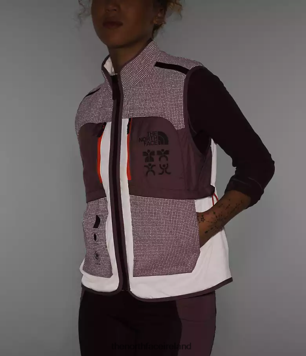 Clothing The North Face Women Trailwear Winter Warm Flash Vest Gardenia White/Fawn Grey 4VP2RZ1141