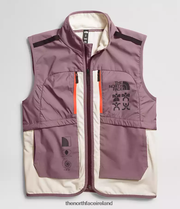 Clothing The North Face Women Trailwear Winter Warm Flash Vest Gardenia White/Fawn Grey 4VP2RZ1141