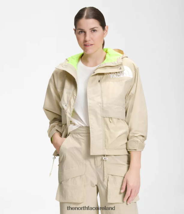 Clothing The North Face Women 86 Low-Fi Hi-Tek Mountain Short Jacket Gravel 4VP2RZ941